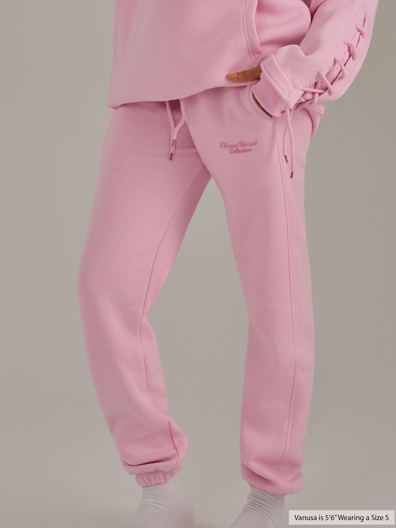 Pastel Sweatpants - Petal Pink